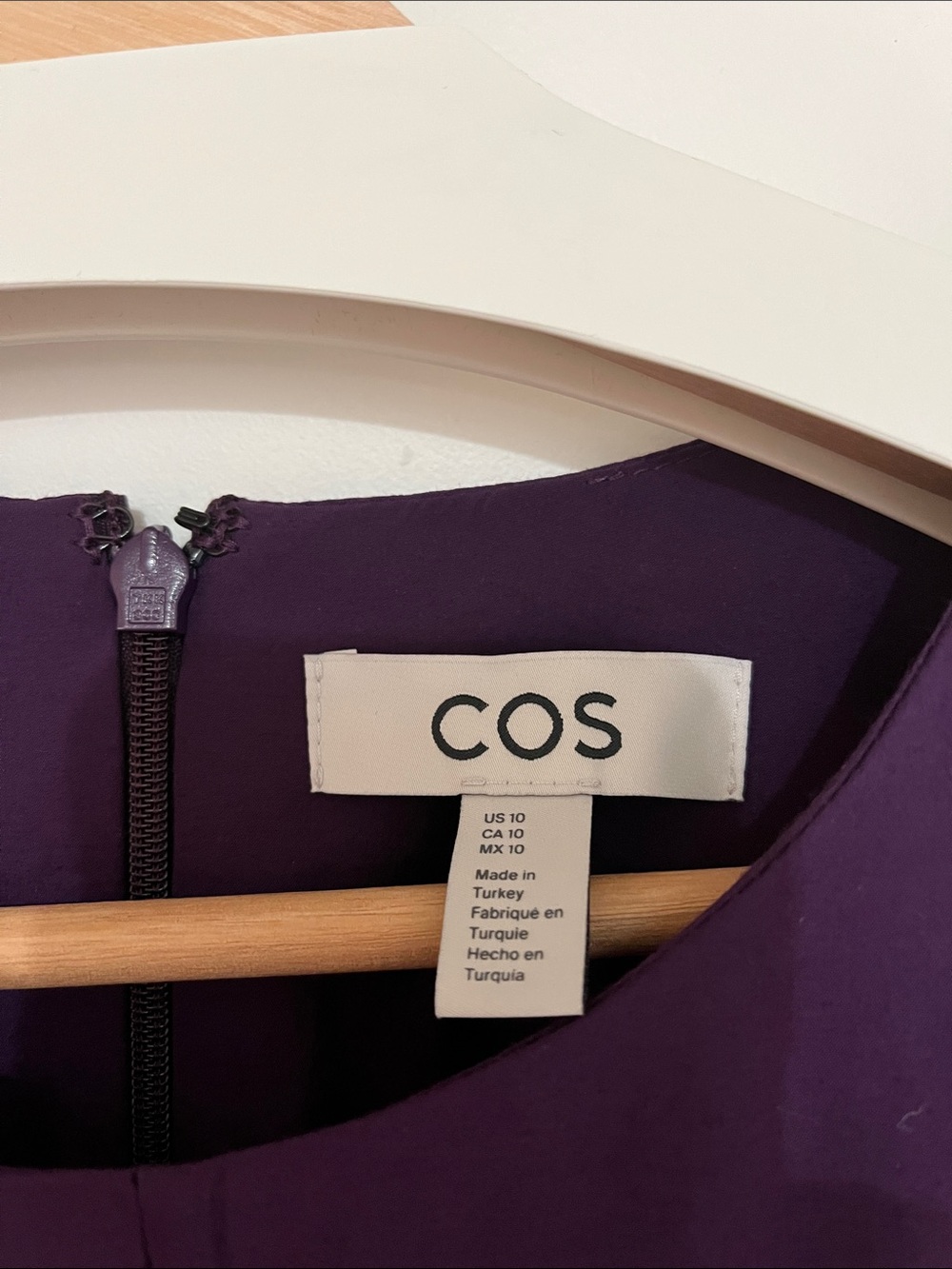 COS Purple Midi Dress - Picture 7 of 9